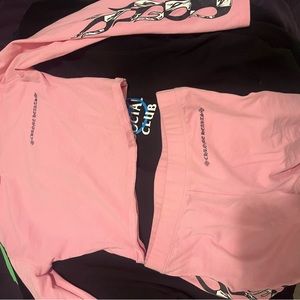 Pink Matty boy chrome hearts set